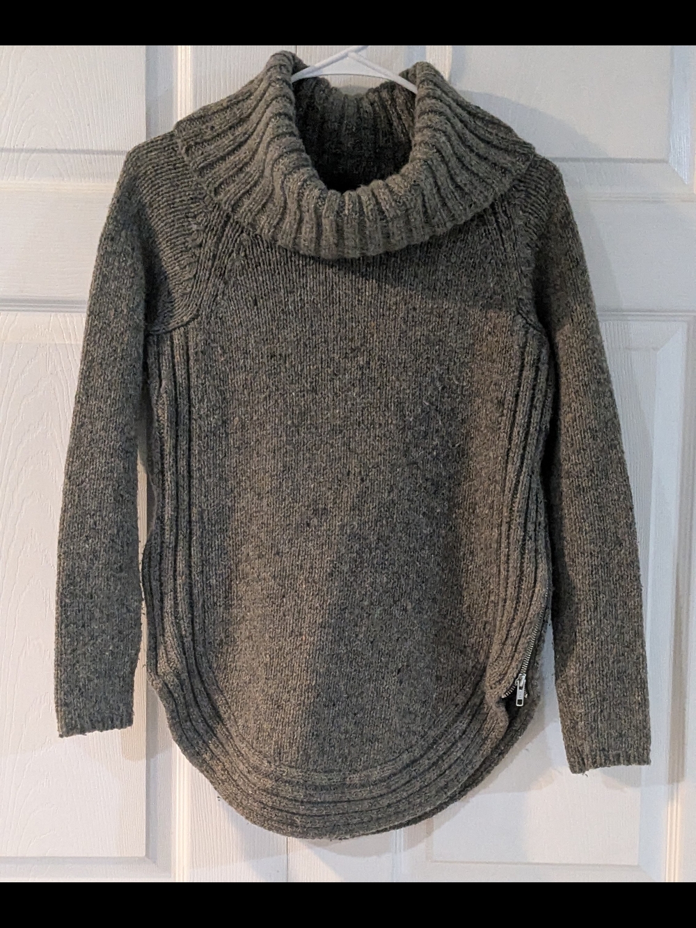 Cynthia Roeley Wool Cowl Neck Sweater